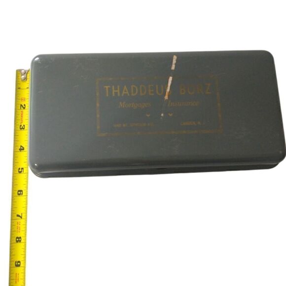 Vintage Lock Box Safe Steel Fire Resistant Security Advertising Promo Needs Lock - Picture 6 of 15